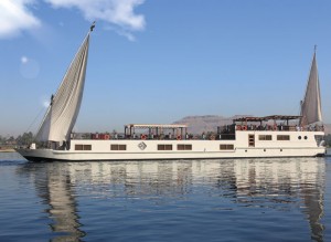 Dahabeya Rihana nil segelschiff